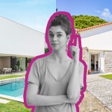 Casas de luxo com piscina e jardim