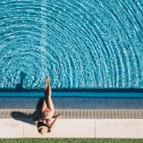 Obras na piscina