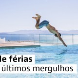 mergulho para a piscina