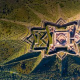 La forteresse en forme d'étoile du Portugal