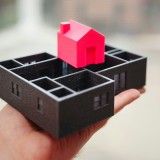 modelo de casa em 3D