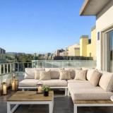 Casas com terraços panorâmicos