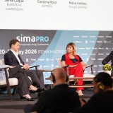(Da esq, à dir.): Helena Beunza (ASVAL), Jaime Luque (Comissão Europeia), Carolina Roca (Asprima) e María Andreu (Finaer)