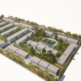 Casas turísticas em construção industrializada