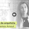 em casa da arquiteta