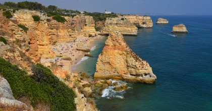 Plage de Marinha, Algarve