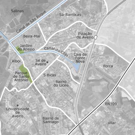 Mapa interactivo de zonas de interés para seleccionar la región donde quieres buscar