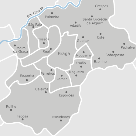 Mapa interactivo de zonas de interés para seleccionar la región donde quieres buscar