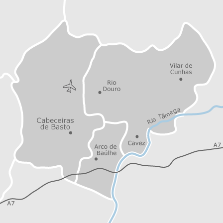 Mapa interativo de zonas de interesse para selecionares a região onde queres pesquisar
