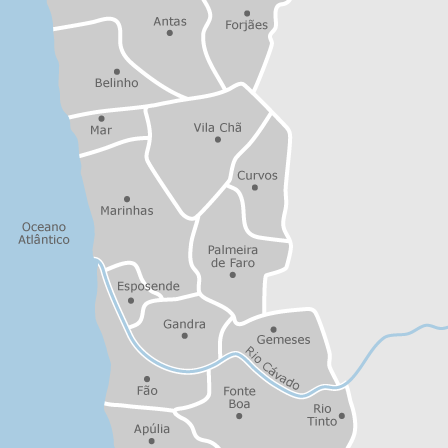 Διαδραστικός χάρτης περιοχών ενδιαφέροντος για να επιλέξετε την περιοχή αναζήτησης