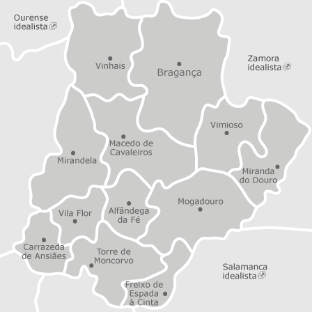 Mapa interactivo de zonas de interés para seleccionar la región donde quieres buscar