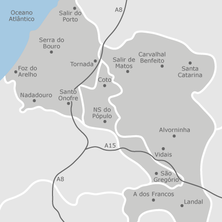 Mapa interactivo de zonas de interés para seleccionar la región donde quieres buscar