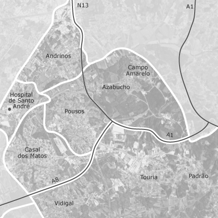 Mapa interactivo de zonas de interés para seleccionar la región donde quieres buscar