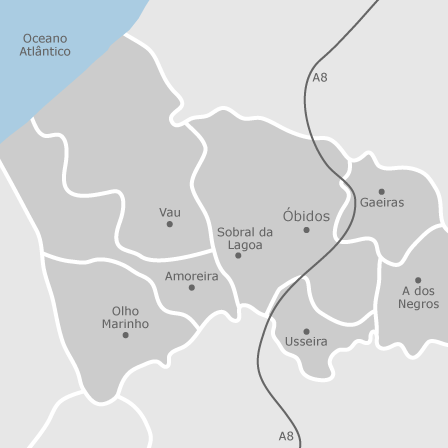 Mapa interactivo de zonas de interés para seleccionar la región donde quieres buscar
