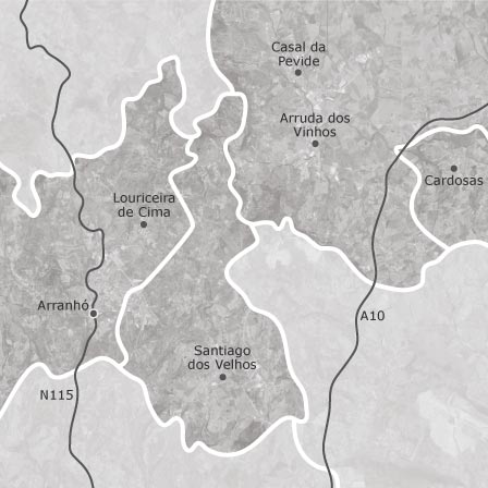 Mapa interactivo de zonas de interés para seleccionar la región donde quieres buscar
