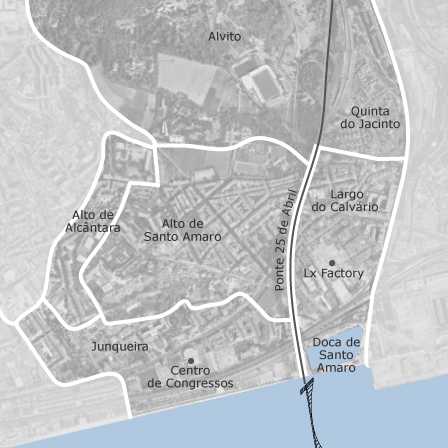 Mapa interactivo de zonas de interés para seleccionar la región donde quieres buscar