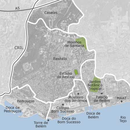 Mapa interactivo de zonas de interés para seleccionar la región donde quieres buscar