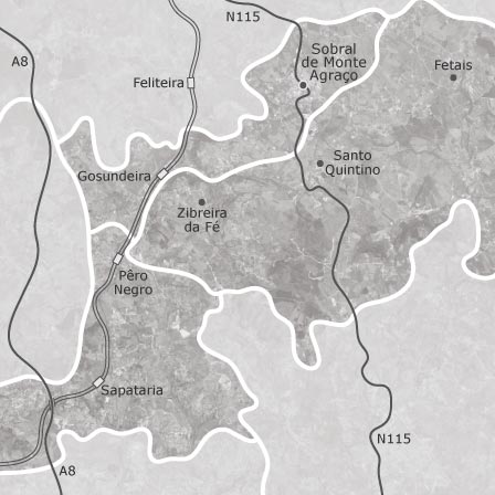Mapa interactivo de zonas de interés para seleccionar la región donde quieres buscar