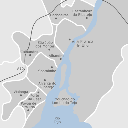 Mapa interactivo de zonas de interés para seleccionar la región donde quieres buscar