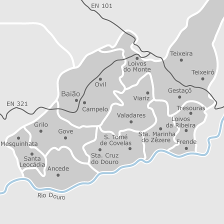 Mapa interativo de zonas de interesse para selecionares a região onde queres pesquisar