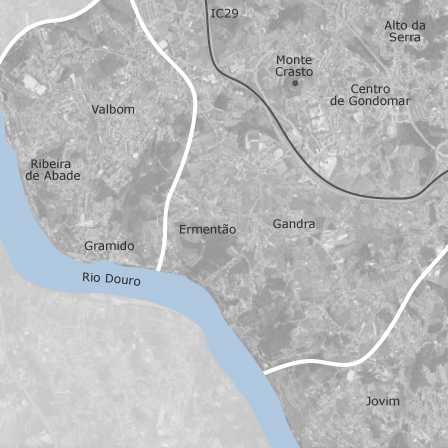 Mapa interativo de zonas de interesse para selecionares a região onde queres pesquisar