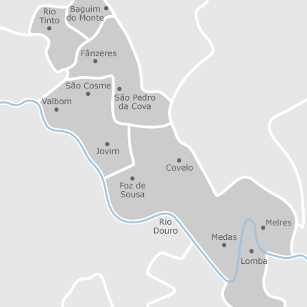 Mapa interativo de zonas de interesse para selecionares a região onde queres pesquisar