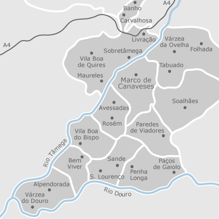 Interaktywna mapa obszarów zainteresowania, aby wybrać obszar wyszukiwania