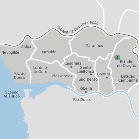 Carte interactive des zones d'intérêt pour sélectionner la région dans laquelle vous souhaitez effectuer une recherche
