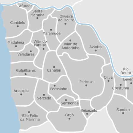 Carte interactive des zones d'intérêt pour sélectionner la région dans laquelle vous souhaitez effectuer une recherche