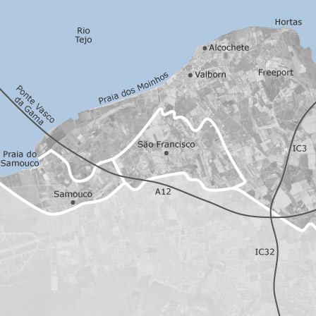 Mapa interactivo de zonas de interés para seleccionar la región donde quieres buscar