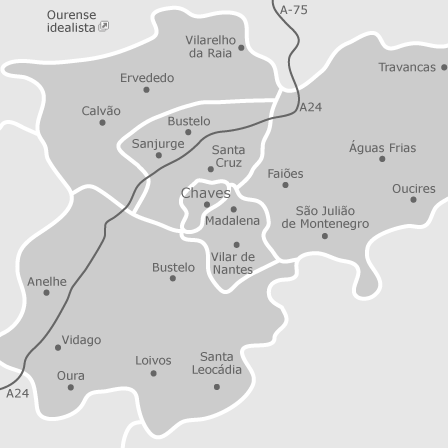 Mapa interactivo de zonas de interés para seleccionar la región donde quieres buscar