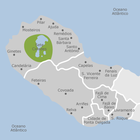 Mapa interativo de zonas de interesse para selecionares a região onde queres pesquisar